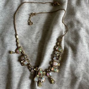 J. crew asymmetrical statement necklace